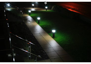 grounds at night